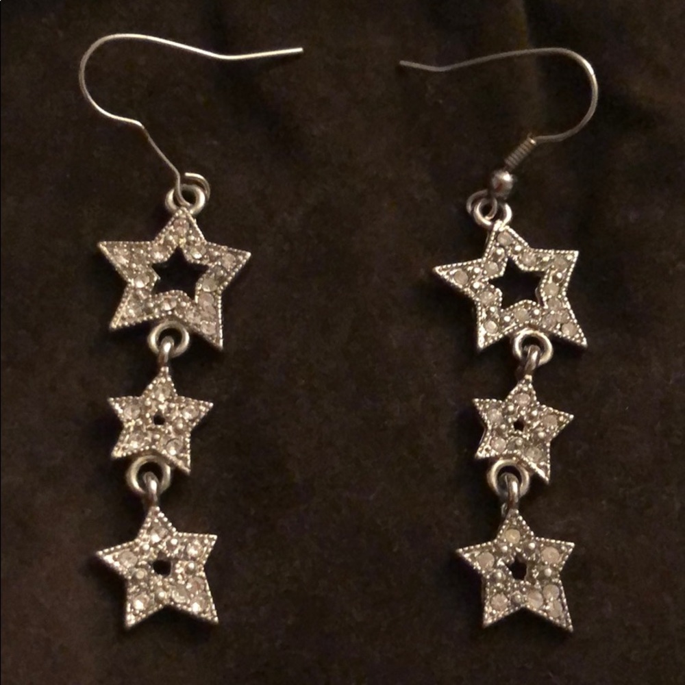 Stars earrings for women and girls - Picture 3 of 3